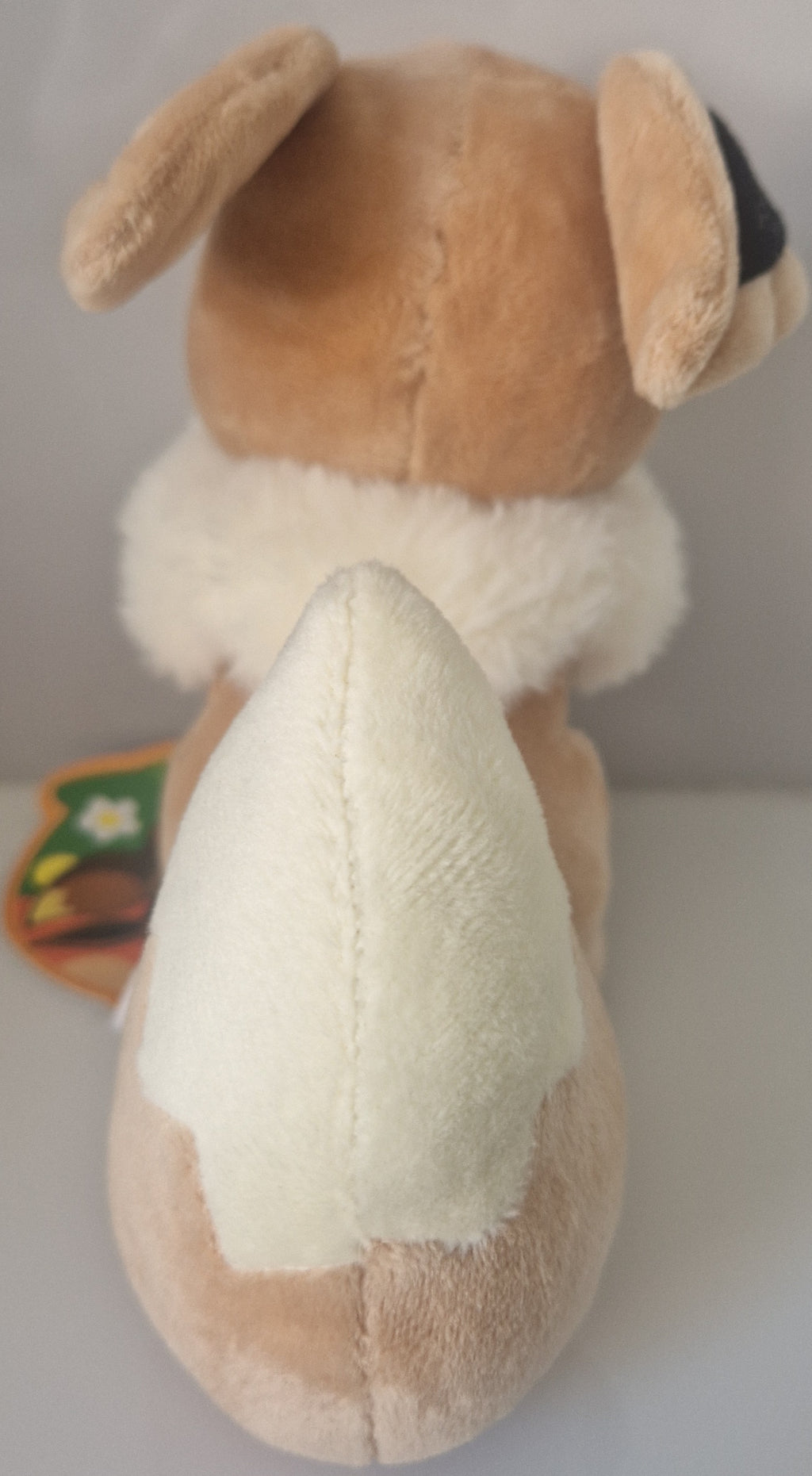 Rear view of Pokémon Eevee plush soft toy