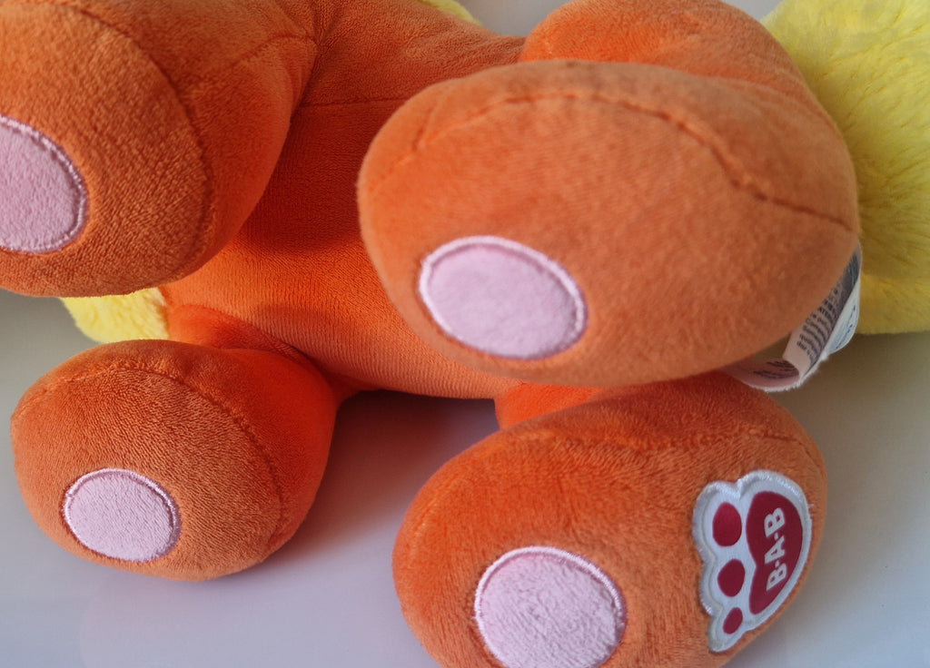 Build-A-Bear paw detail on official Pokémon Flareon plush
