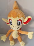 Front view of Pokémon Chimchar plush soft toy
