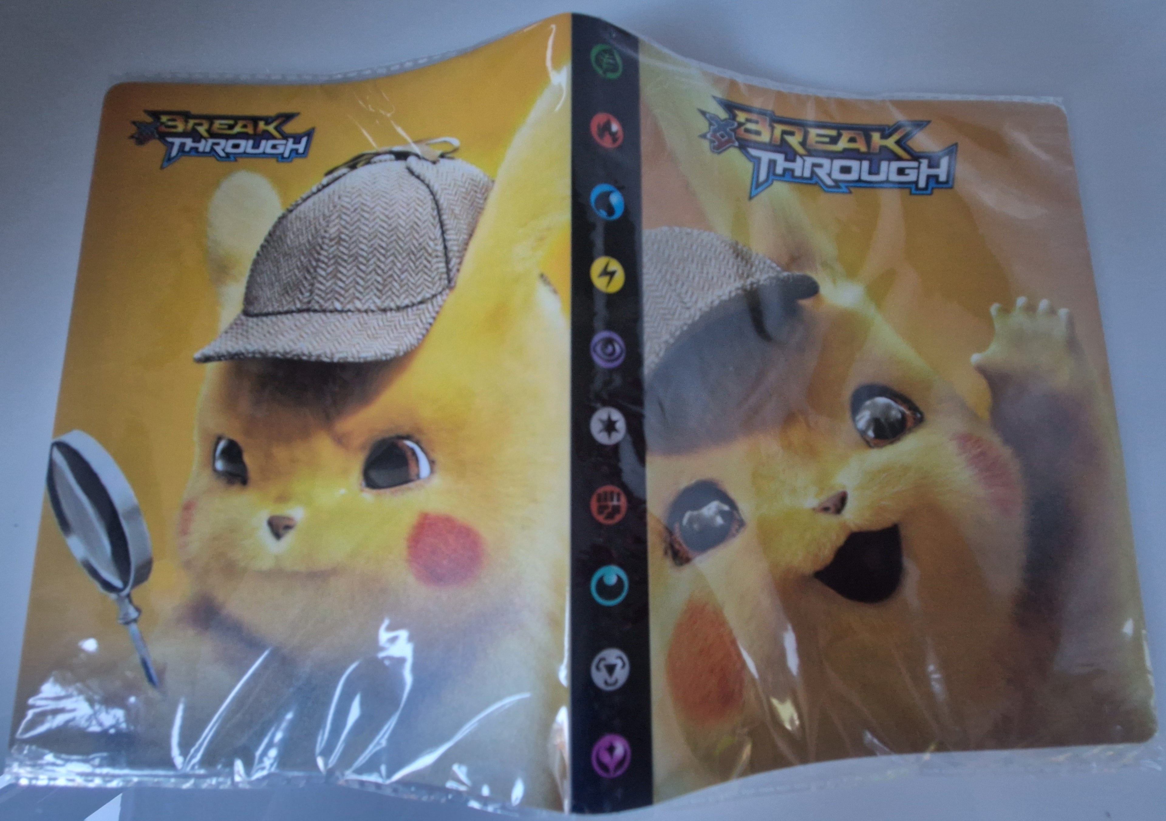 Detective Pikachu and BREAKthrough binder design