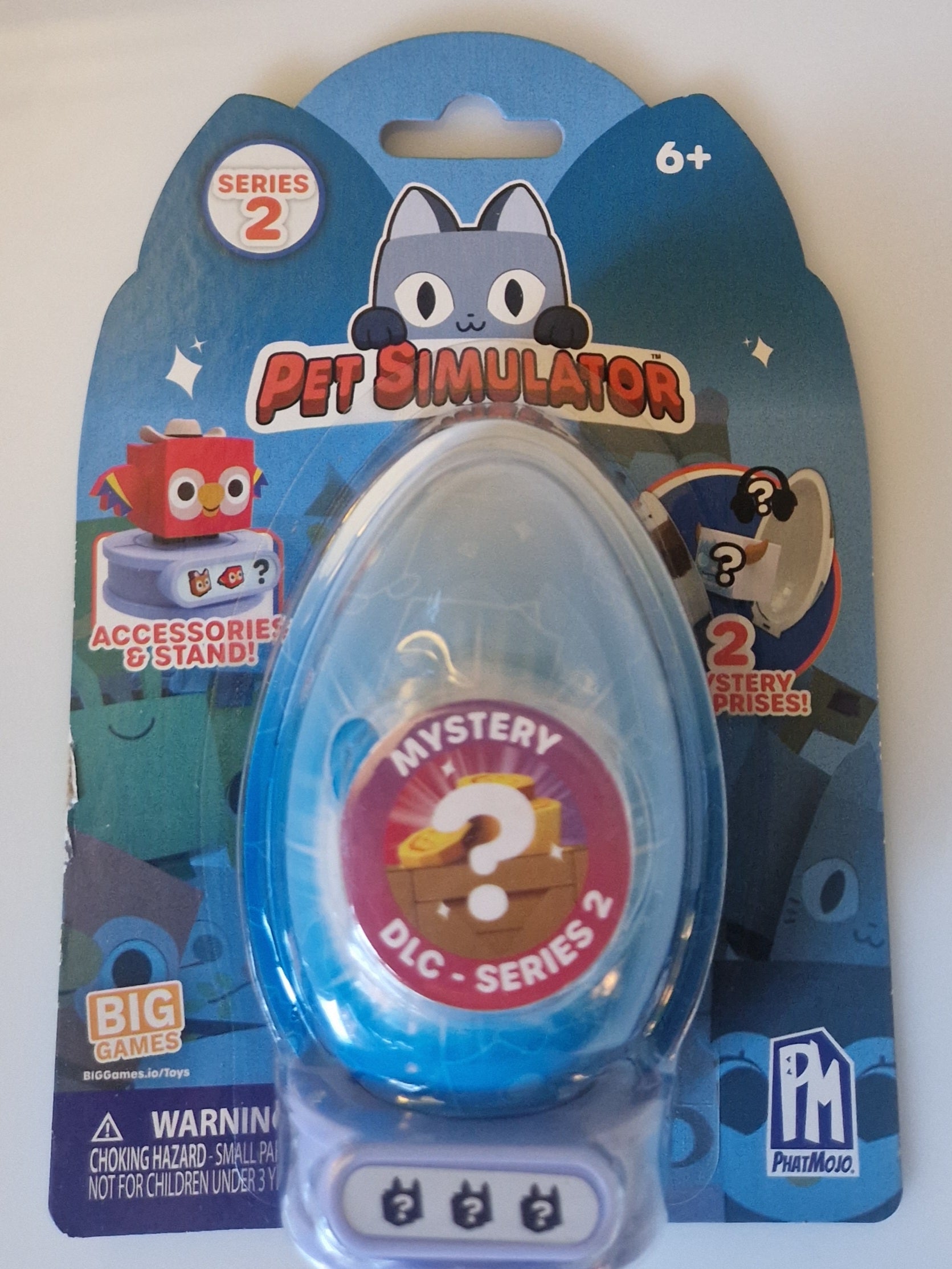 Front of Pet Simulator Series 2 Mystery Pets 2-Pack Egg