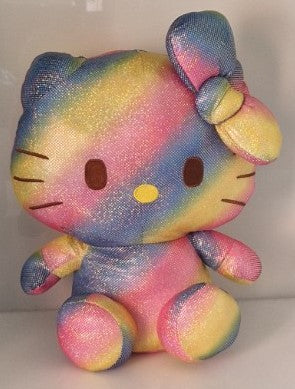 Hello Kitty Rainbow Shimmer Plush Soft Toy