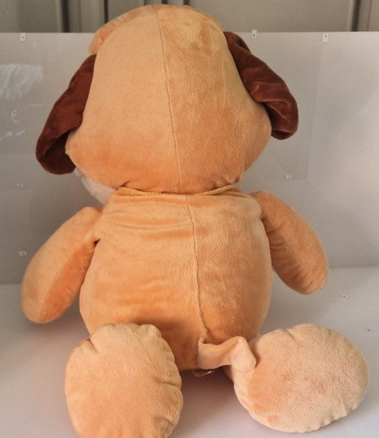Large Tan Cartoon Dog Plush Soft Toy