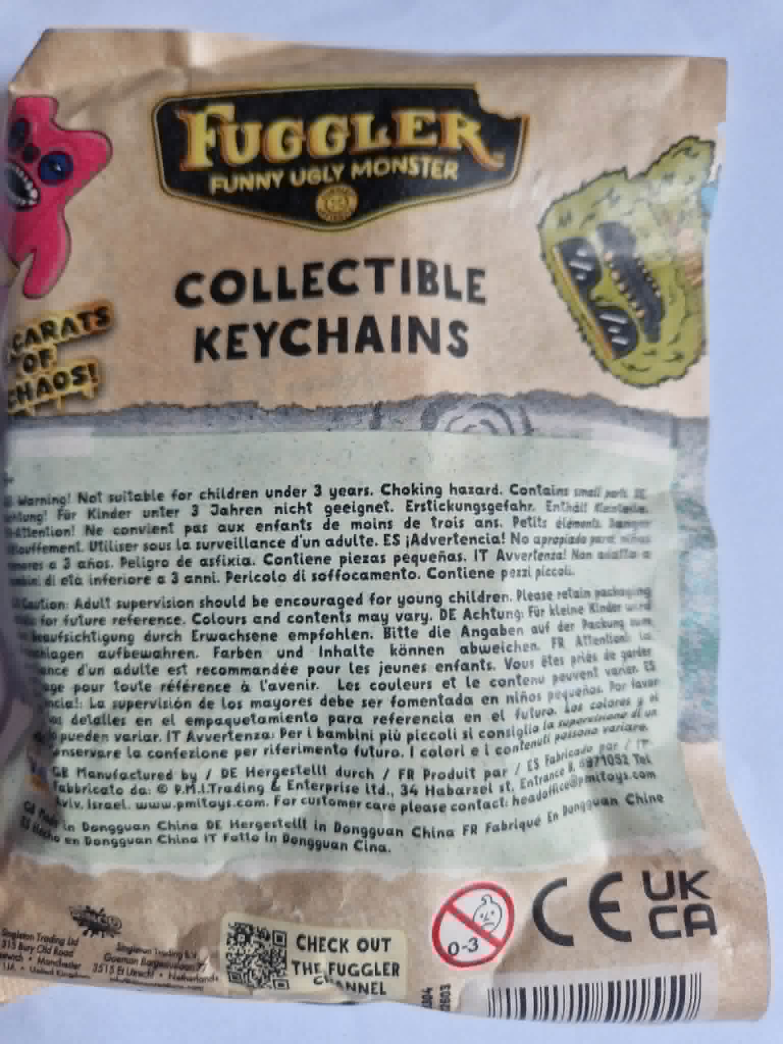 Fuggler 24ct Gold Edition Collectible Keychain - Mystery Bling Bag