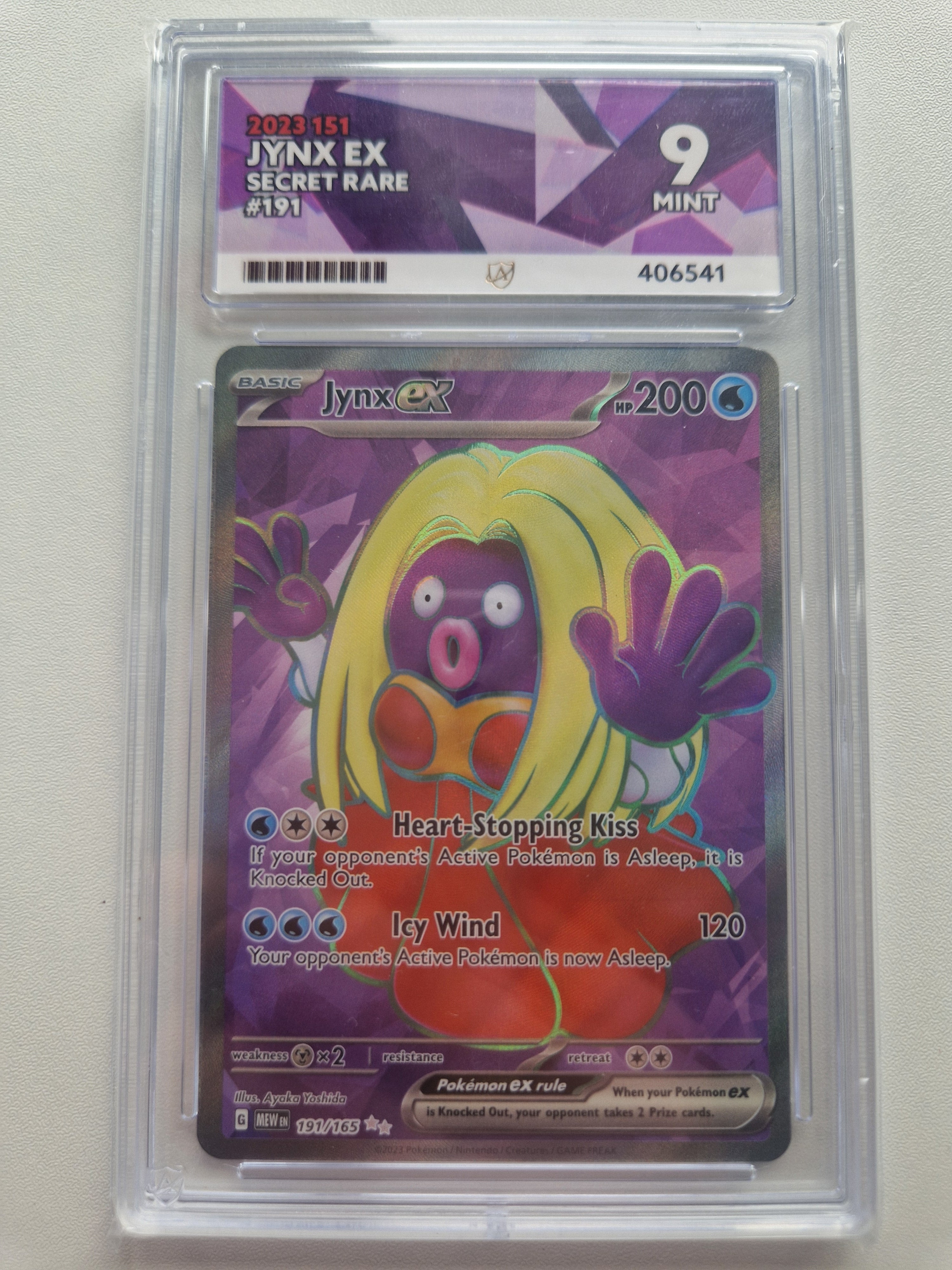 Jynx ex 191/165 Pokémon 151 Full Art Ultra Rare – ACE 9