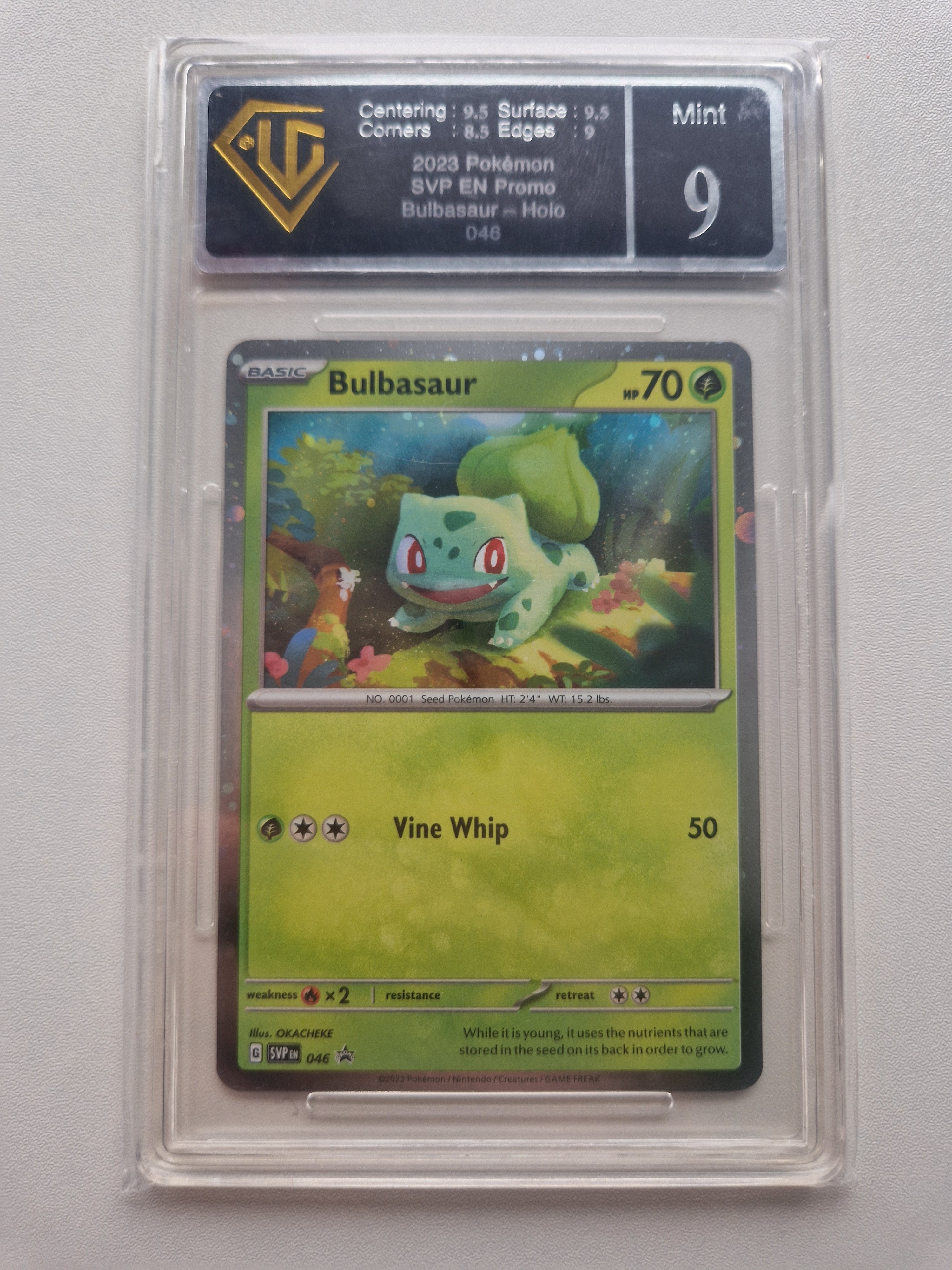 Bulbasaur 046 SVP EN Promo Holo – UGC 9 front