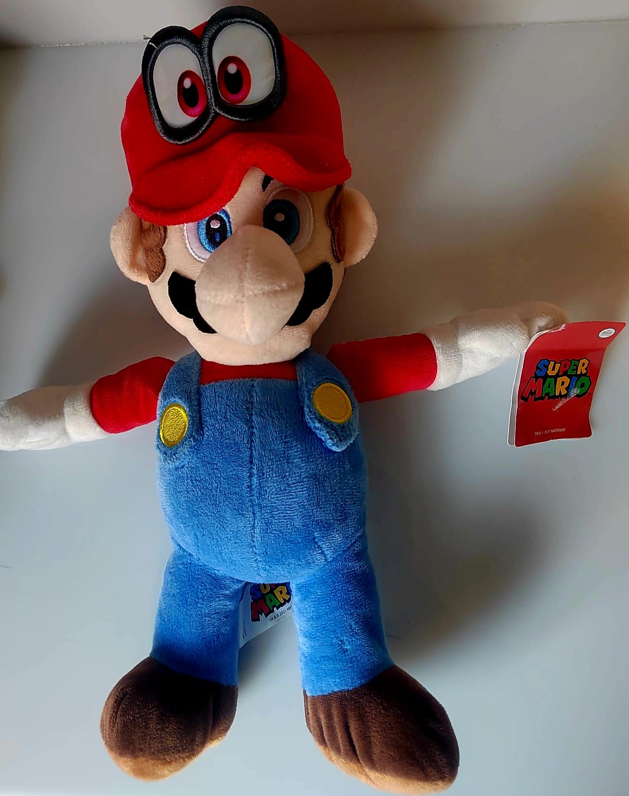 Mario with Cappy Character Plush Soft Toy Preloved