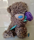 Me to You Tatty Teddy with Purple Flower Plush Soft Toy Preloved