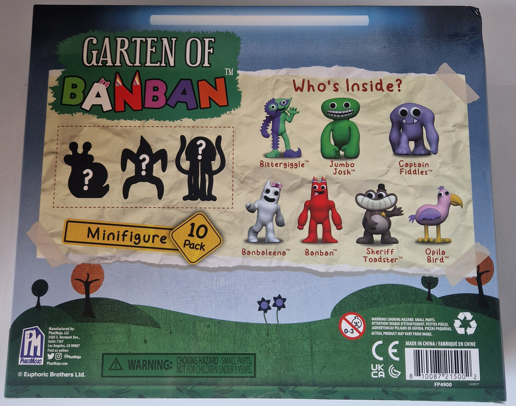 Garten of Banban Mini Figure 10-Pack | Official Collectible Toy Set | New