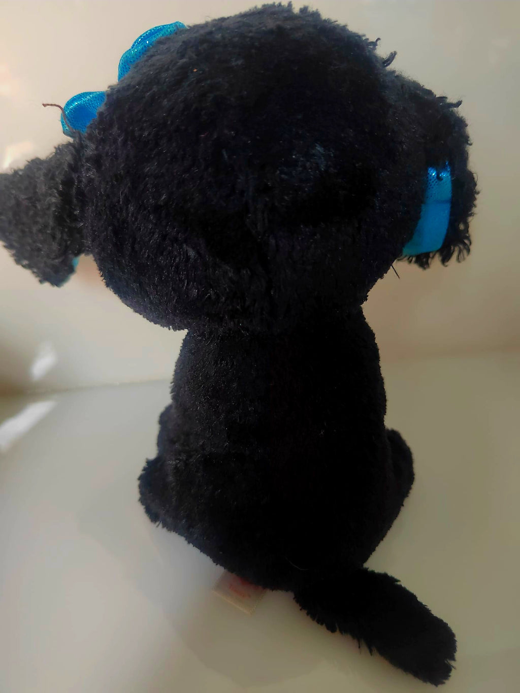 TY Beanie Boo Tracey Black & White Dog Plush Soft Toy Preloved